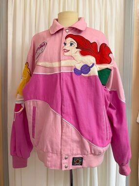 Vintage Y2K 2006 Daytona 500 Disney Princess racer jacket Ariel Bella Jasmine